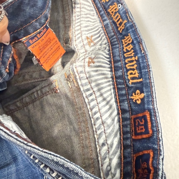 Rock Revival Blue Jeans Size 29 Bootcut - Picture 5 of 6